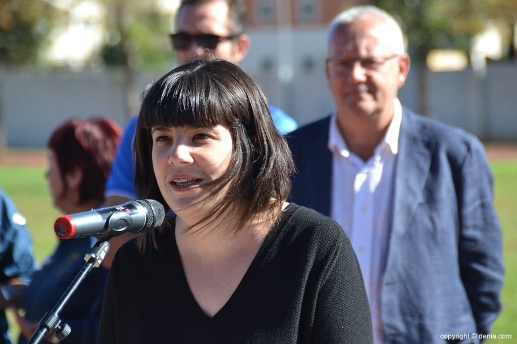 Marian Tamarit durante su discurso