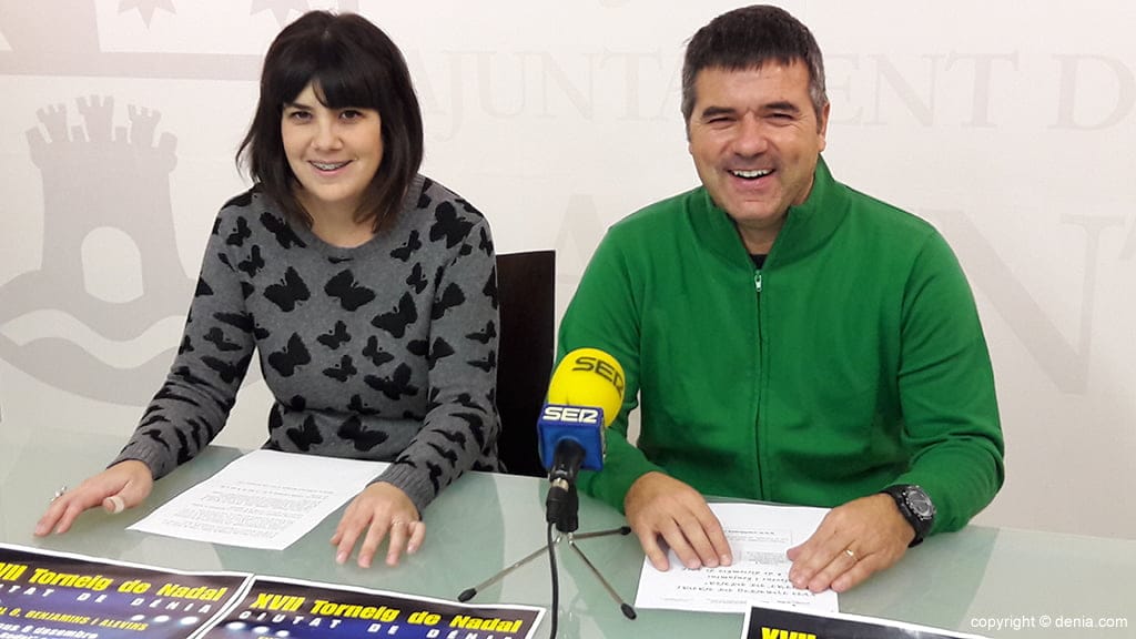 Las mejores canteras del fútbol valenciano participan en el Torneo de Navidad de Dénia 2 Marián Tamarit junto a Agustín Mossi