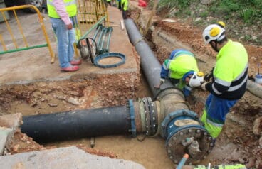 Obras red de agua potable Dénia