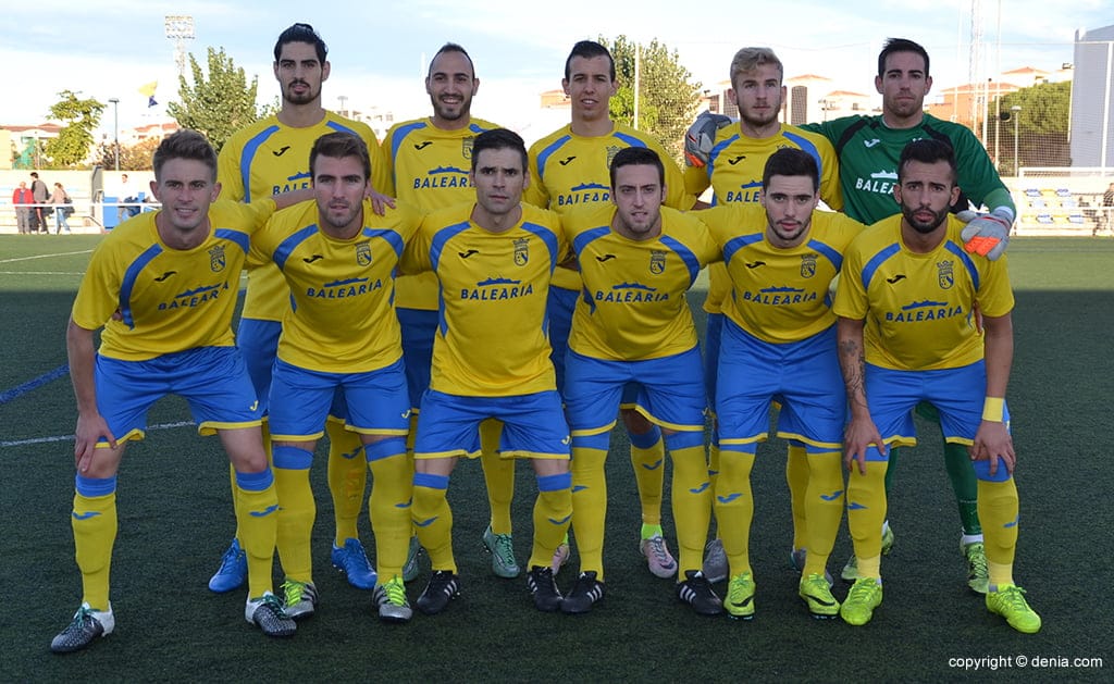 Once del Dénia ante el Pego