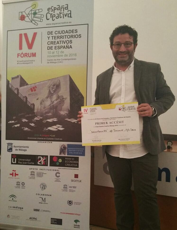 Óscar Mengual en la Copa de España de Ciudades Creativas