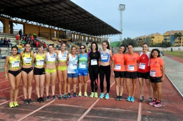 Participantes en la categoría absoluta femenina