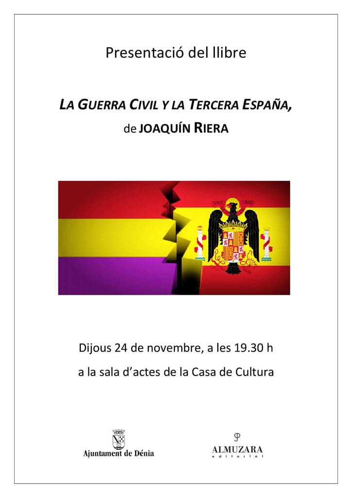 Presentación del libro de Joaquín Riera