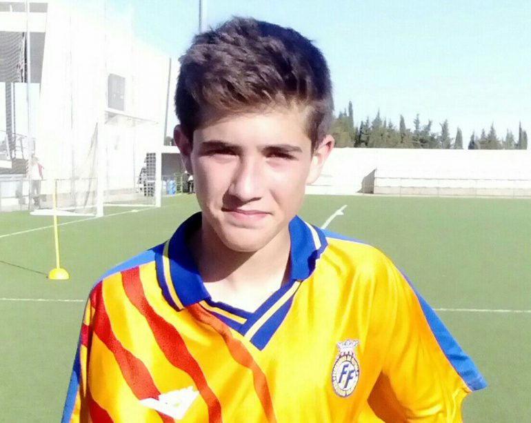Santi Palacios con la camiseta de la Selección Valenciana