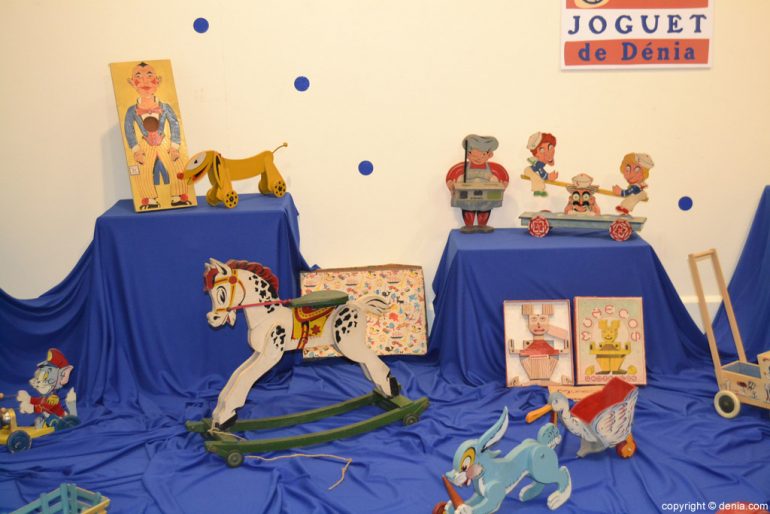 Exposición 20 Años Amics del Joguet Dénia - piezas de museo