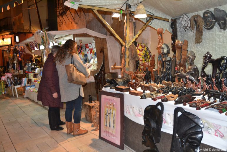 Mercado Medieval Dénia 2016 - venta de artesanía