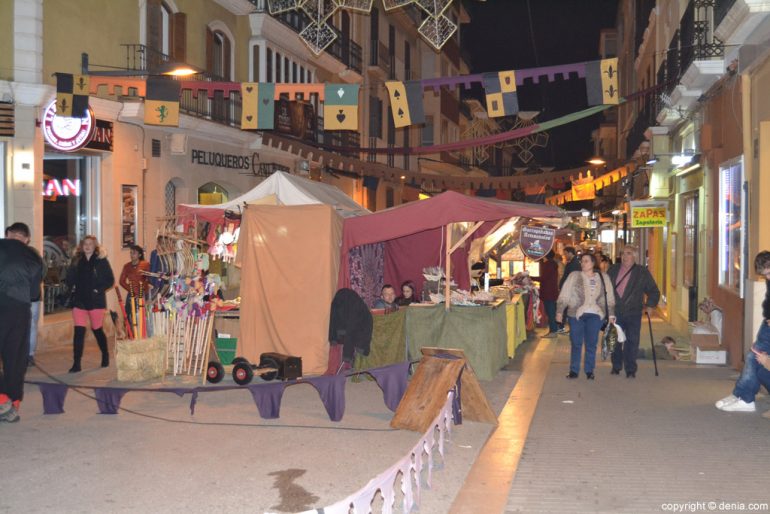 Mercado Medieval Dénia 2016 - calle Diana