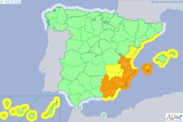 alerta naranja en denia y la marina alta 1