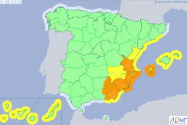 Alerta Naranja en Dénia y la Marina Alta