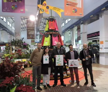Árbol de Navidad del Mercat Municipal de Dénia