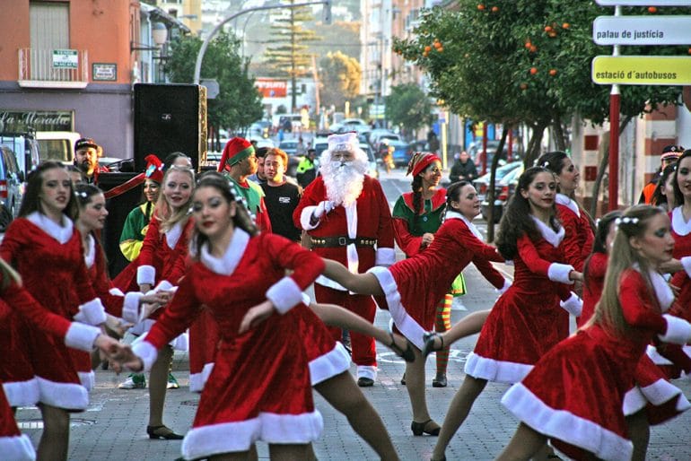 Ballet de acompañamiento de Papa Noel