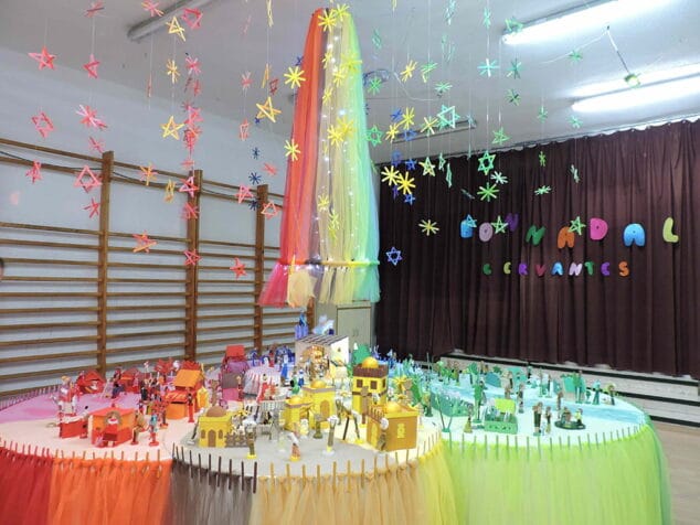 El colegio Cervantes fue el vencedor del concurso de belenes 7 belen colegio cervantes