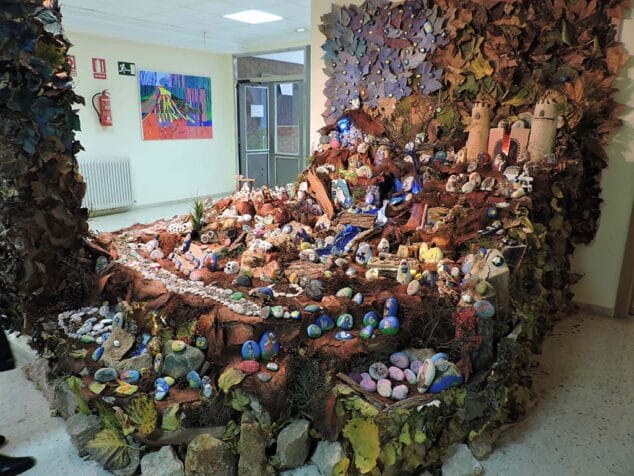 El colegio Cervantes fue el vencedor del concurso de belenes 4 belen colegio montgo