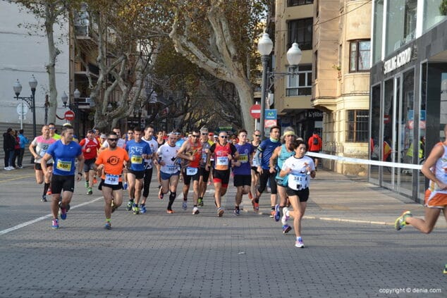 carmen sala durante la carrera