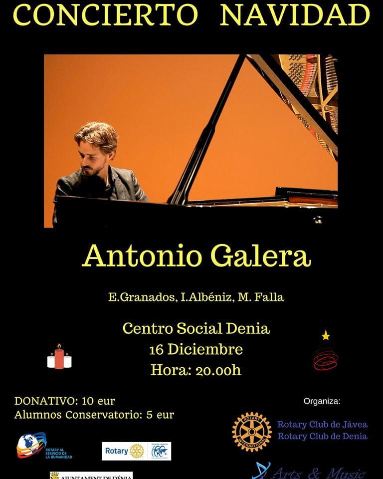 Concierto de Antonio Galera en Dénia
