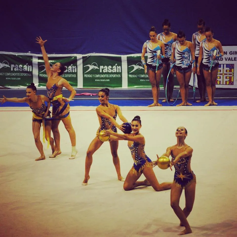 El Conjunto Junior del Club Gimnàstica Dénia no tuvo suerte en el Nacional 1 Conjunto Junior del CG Dénia