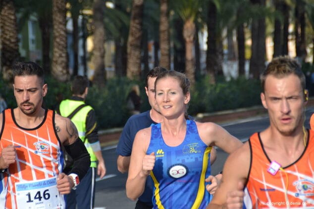 cristina rosello durante la carrera
