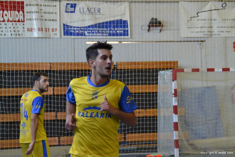 David Jaén y Blai jugadores del Dénia Futsal