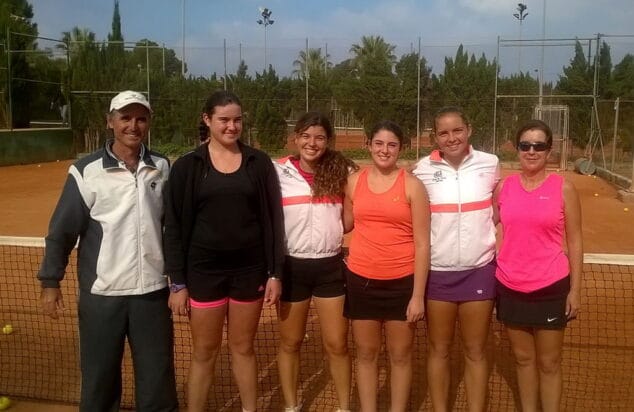 equipo absoluto femenino del club tenis denia
