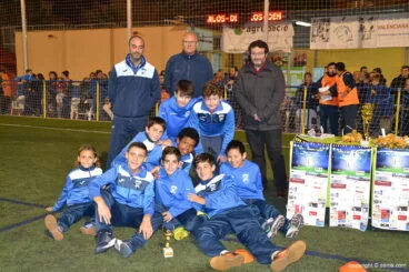 Equipo Alevín UD Oliva 4º Clasificado