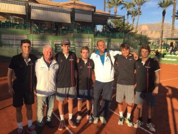 equipo masculino absoluto del club tenis denia