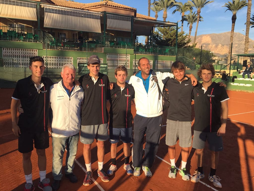 Equipo masculino Absoluto del Club Tenis Dénia