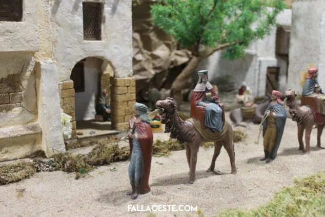 escena del belen del oeste