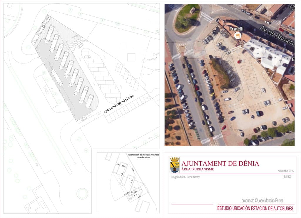 Estación de autobuses en José Moncho
