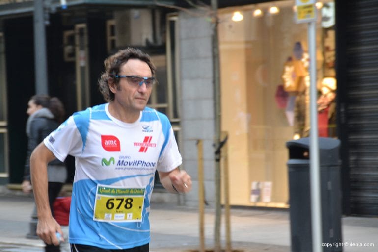 Franc Beneyto durante la carrera