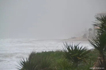 Fuerte oleaje en toda la costa