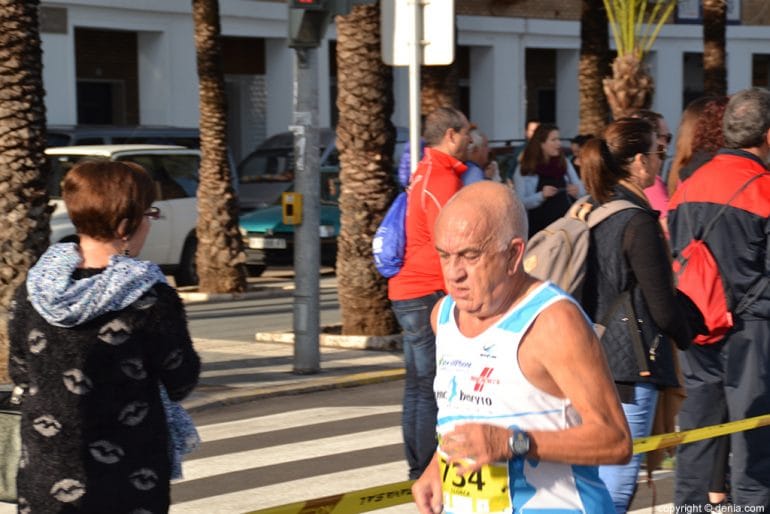 Juan Llorca en pleno esfuerzo
