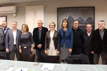 ma jose salvador en su visita a denia