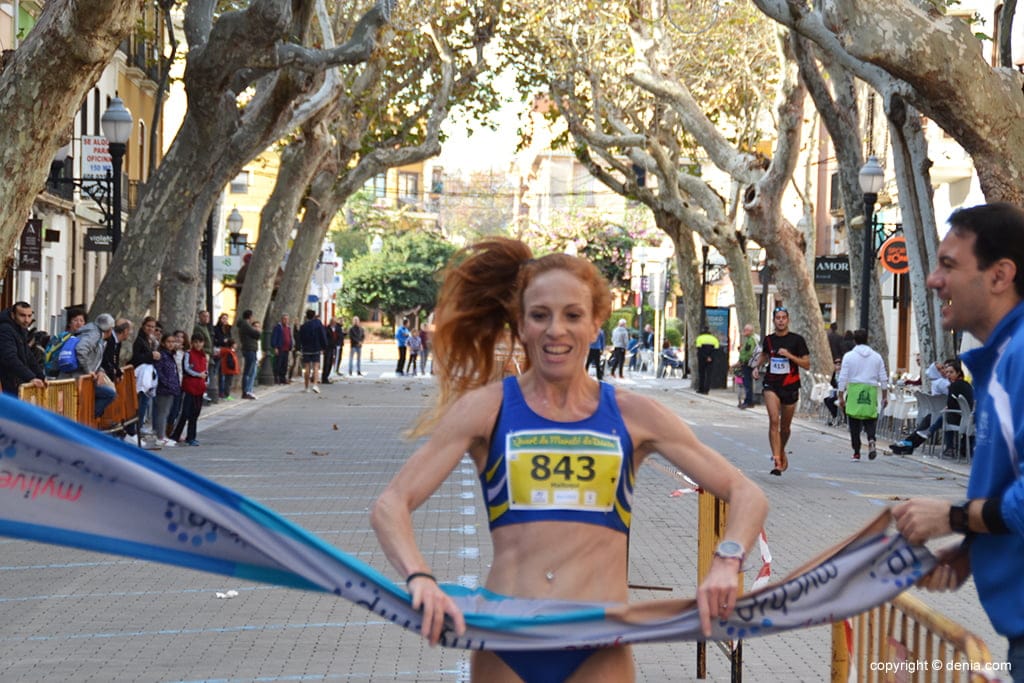 Maite Rodríguez ganadora del Cuarto de Maratón
