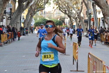 Yamilka entrando en meta