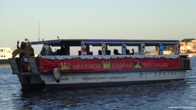 Cabalgata Reyes Magos Dénia 2017 - Barco de los Reyes Magos