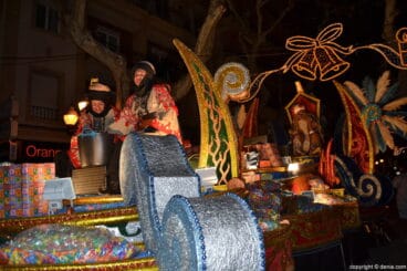 Cabalgata Reyes Magos Dénia 2017 – Carroza de Baltsar