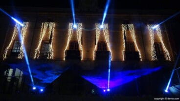 Cabalgata Reyes Magos Dénia 2017 – Espectáculo de luz