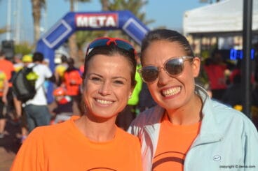 Ana Aranda junto a una amiga