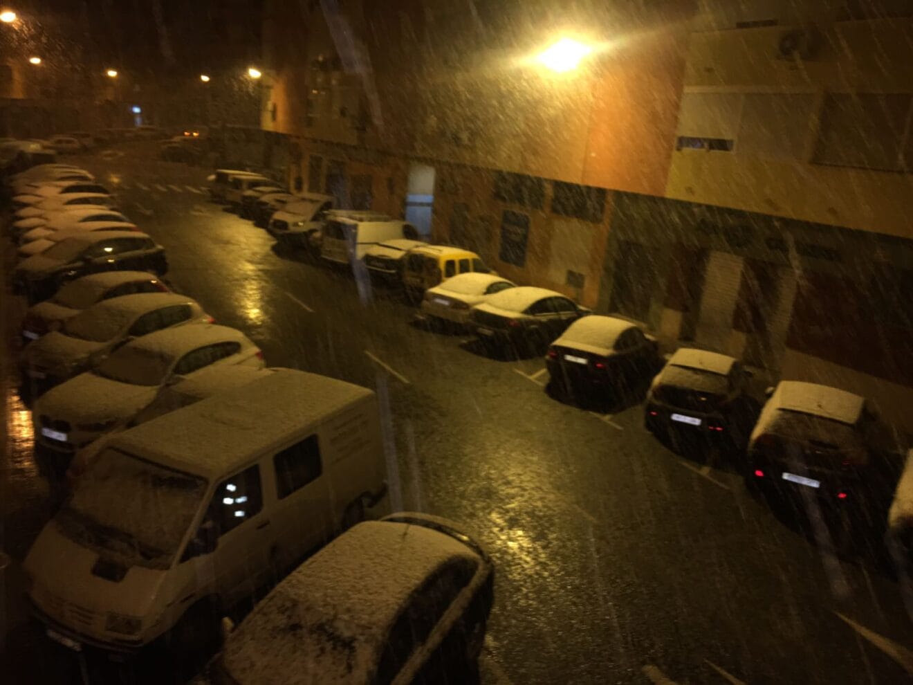 Avenida del Marquesado nevada