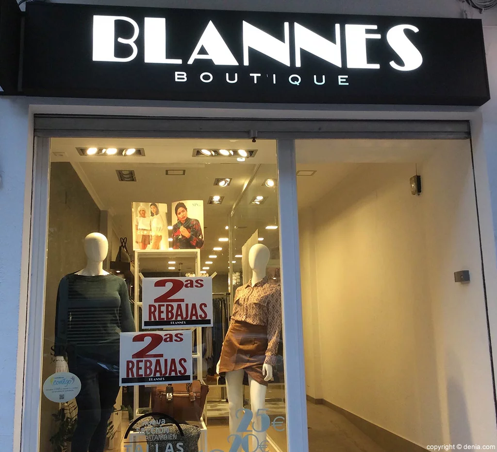Blannes Boutique escaparate