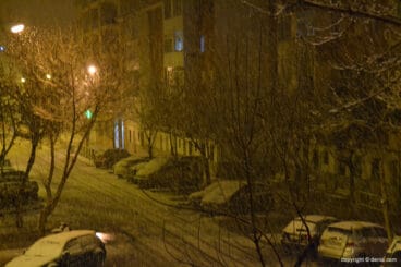 Cae la nieve en Dénia