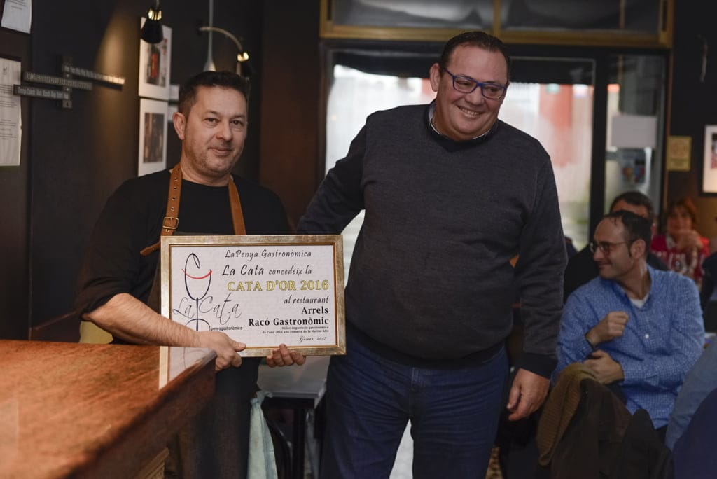 el restaurante arrels gana la cata dor 2016