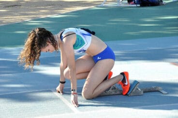 emma fornes en los tacos de salida
