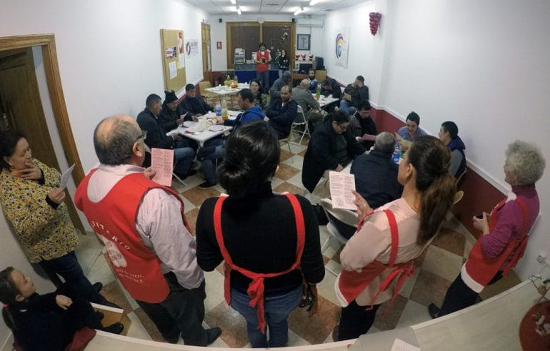 Fiesta Navidad Usuarios Comedor Social Ejército de Salvación