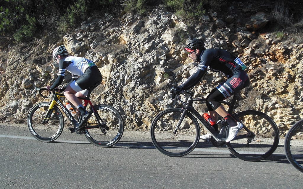 Francesc Boscá fue el vencedor de la primera etapa de la Volta Ciclista a la Marina 2 grupo de escapados en la etapa de xalo