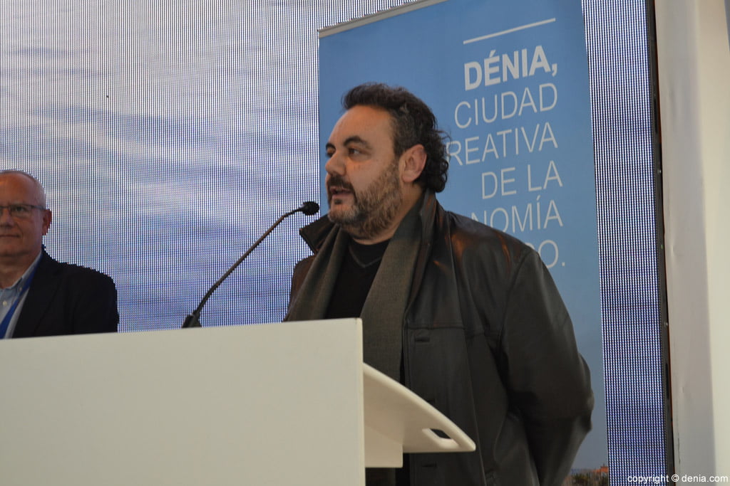 José Pastor durante la presentación de la BSO de la Gamba Roja de Dénia
