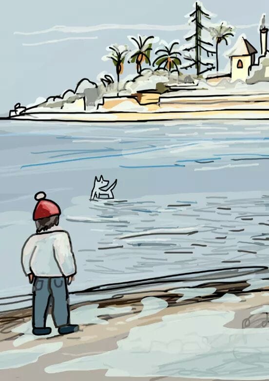 la marineta nevada ilustrada por mariscal