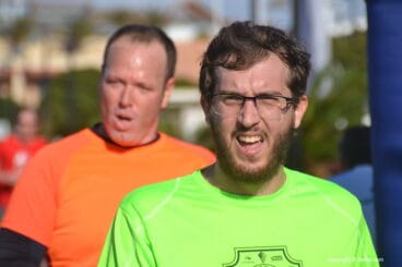 Lluis Grimalt entrando en meta