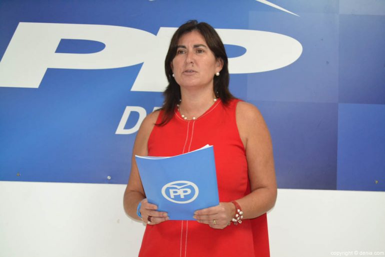 María Mut - presidenta del PP en Dénia
