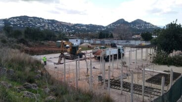 obras del centro de dia en denia
